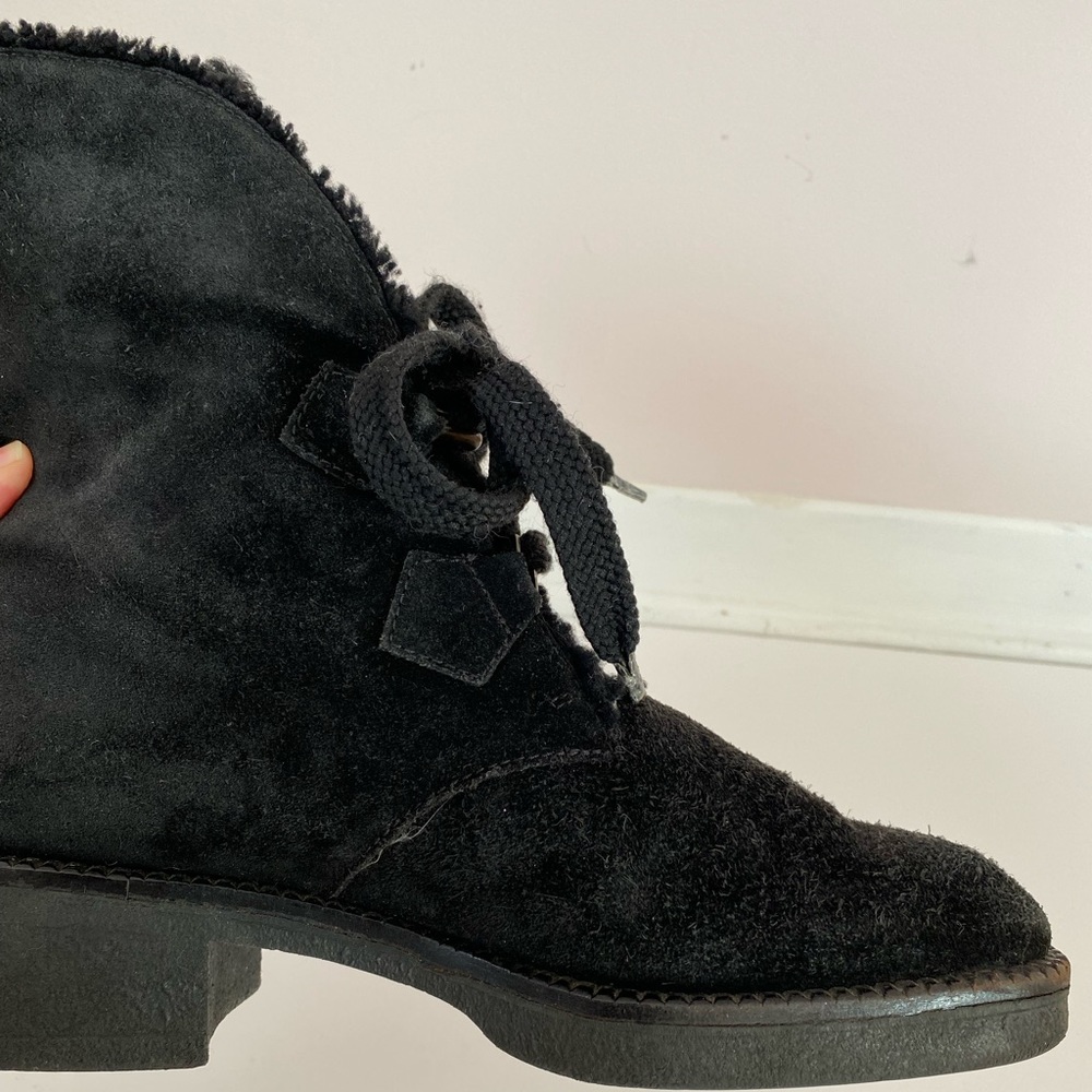 Browns women’s Suede Boots lace up Black